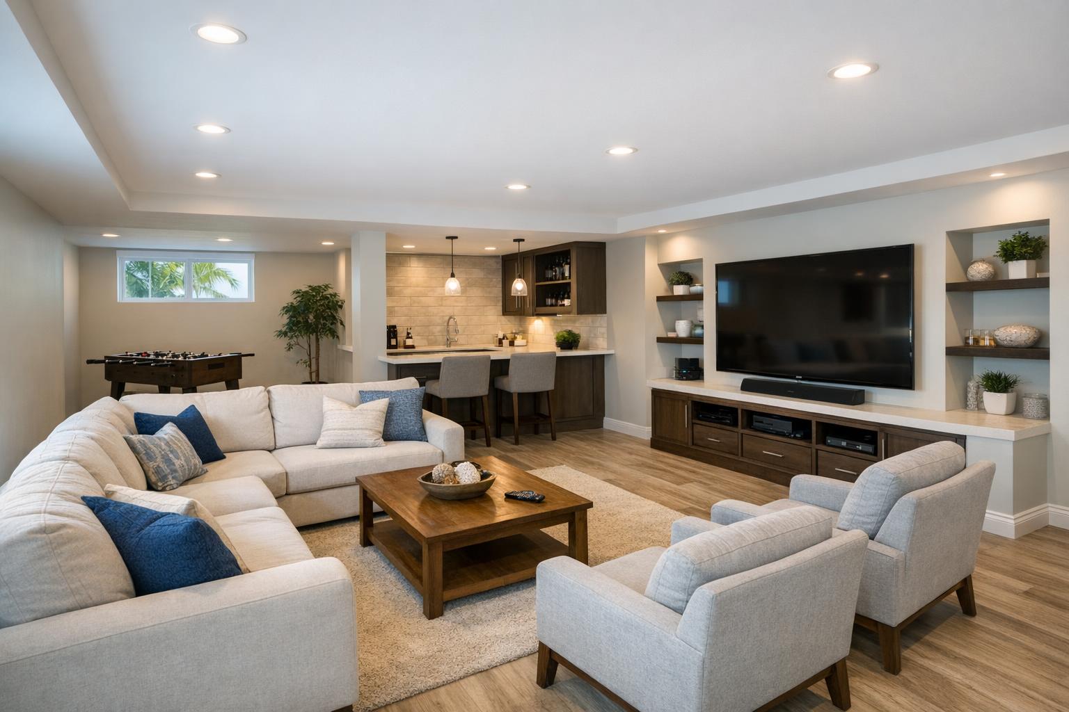 Basement Remodeling service by Adu Basement Construction